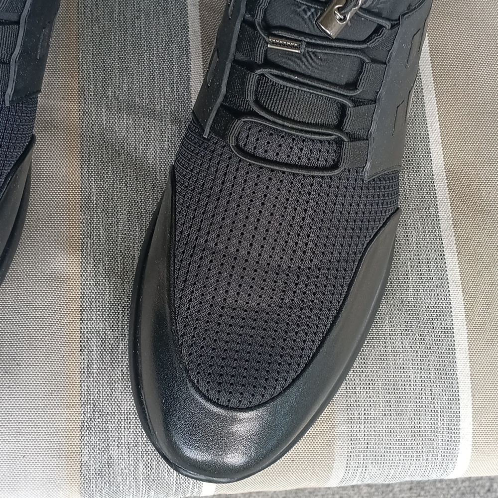 Black casual men's shoes - Picture 3 of 6